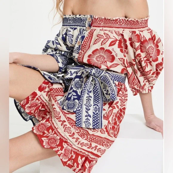 FARM RIO - Mixed Pineapple Garden Dress - Size Small - Picture 2 of 13